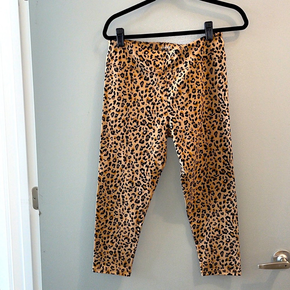 J Crew Leopard Leggings